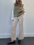 Emporio Armani Wool Mid Waisted Pleated Trousers - W30