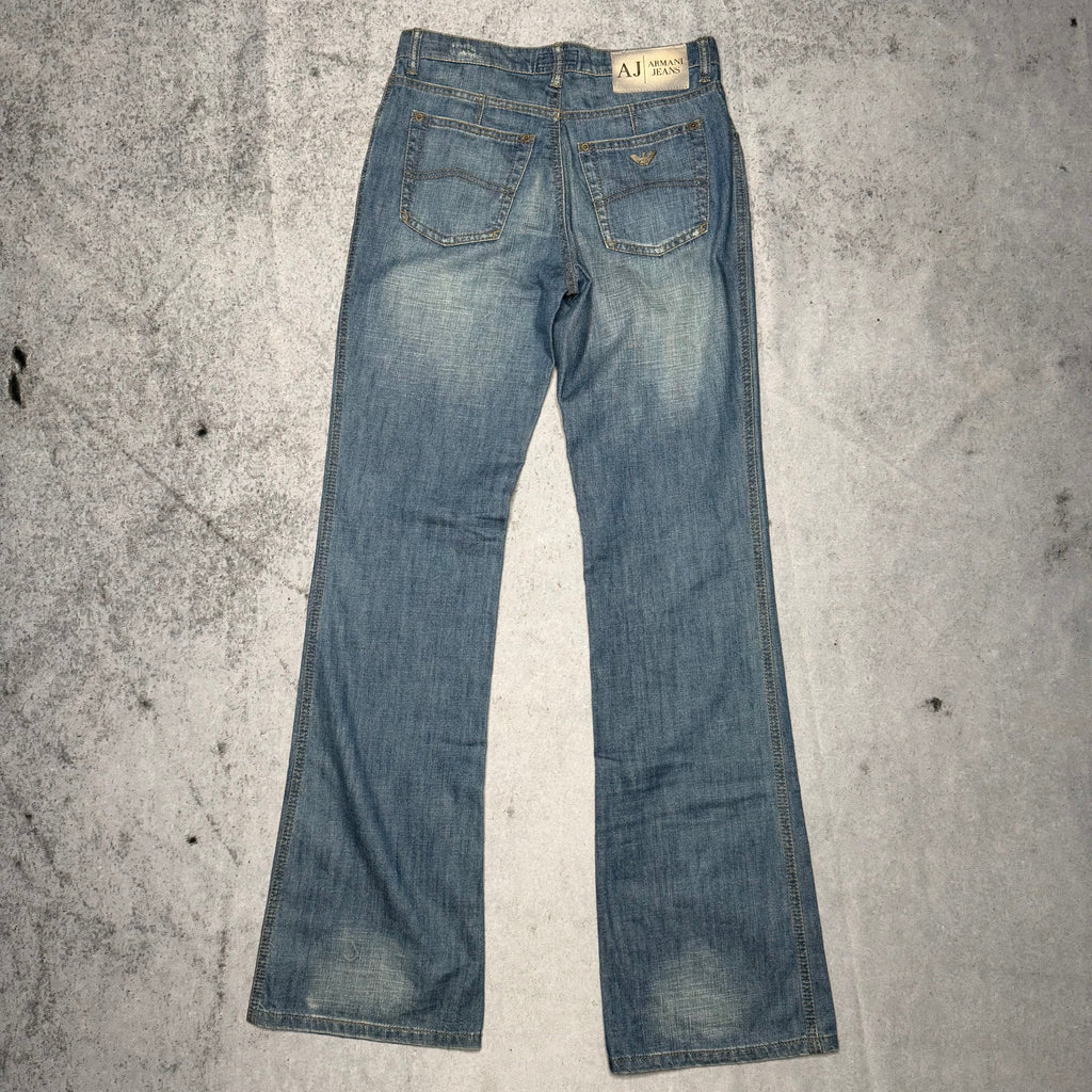 Armani Jeans 00s Womens Jeans Low Waist Bootcut (26 fits XS)