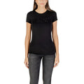 Armani Exchange Black Cotton T-Shirt