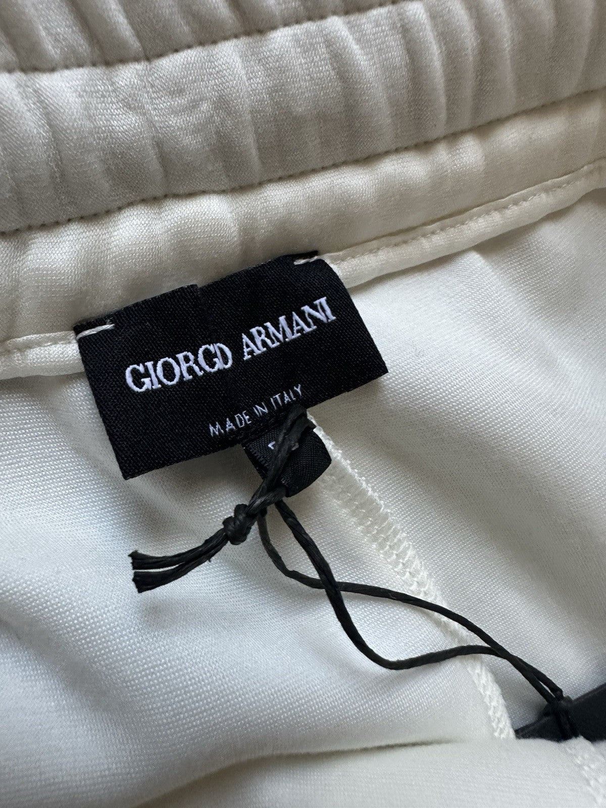 Giorgio Armani Mens White Casual Pants Size 40 US (56 Euro) 3RSP70 NWT $1095