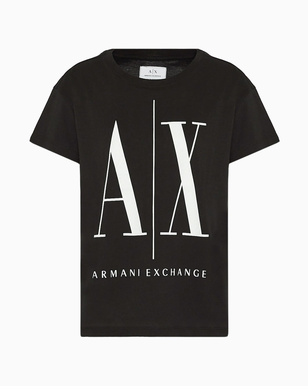 Armani Exchange women RELAXED FIT T-SHIRT WITH ROUND NECK AND LOGO