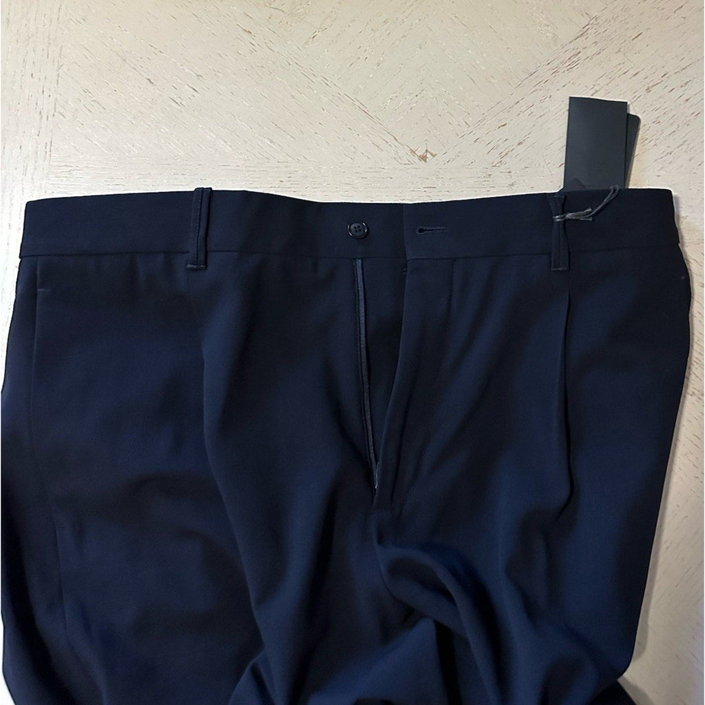 NWT $1495 Giorgio Armani Men Wool Dress Pants Navy 36 US/52 Eu