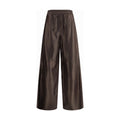 Giorgio Armani Black Leather Pants