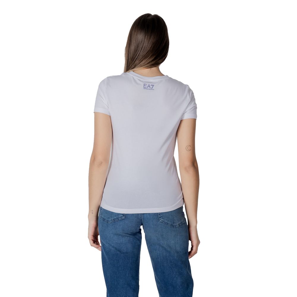 EA7 Emporio Armani White Cotton Sportswear