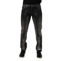 Emporio Armani Black Washed Slim Fit Men Denim Trouser Jeans