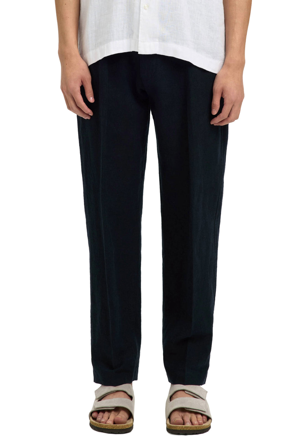 Selected Homme Black Slm196-straight Leroy Pantaloni Uomo | 16096224