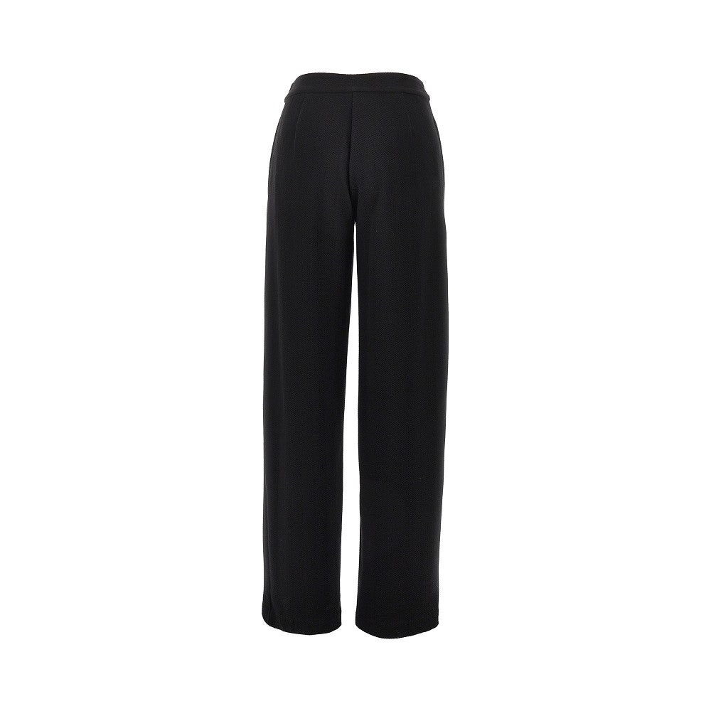 Emporio Armani Chevron Jersey Pants Black Women